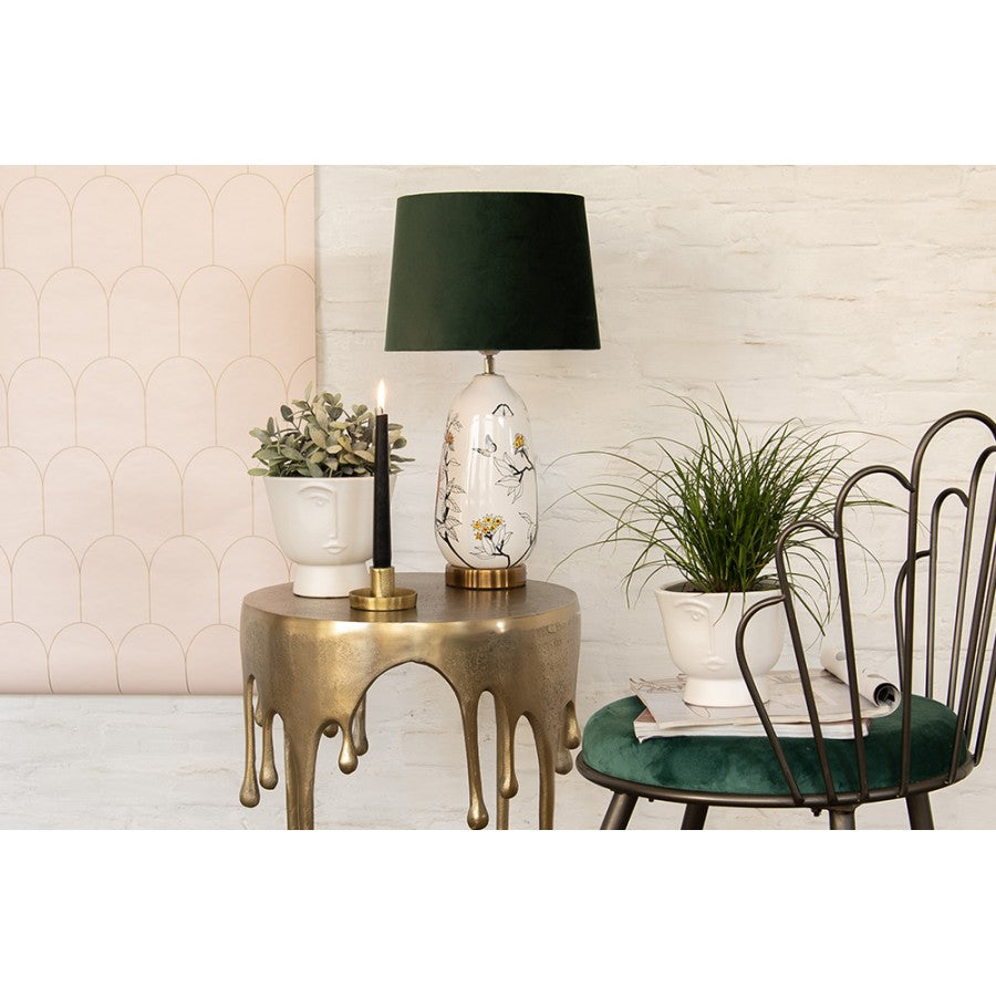 Lampa stołowa ceramiczna ptaki Clayre Eef