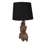 Lampa stołowa Koty z czarnym abażurem Clayre Eef