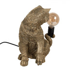 Lampa stołowa Złoty Kot 31 cm Clayre Eef