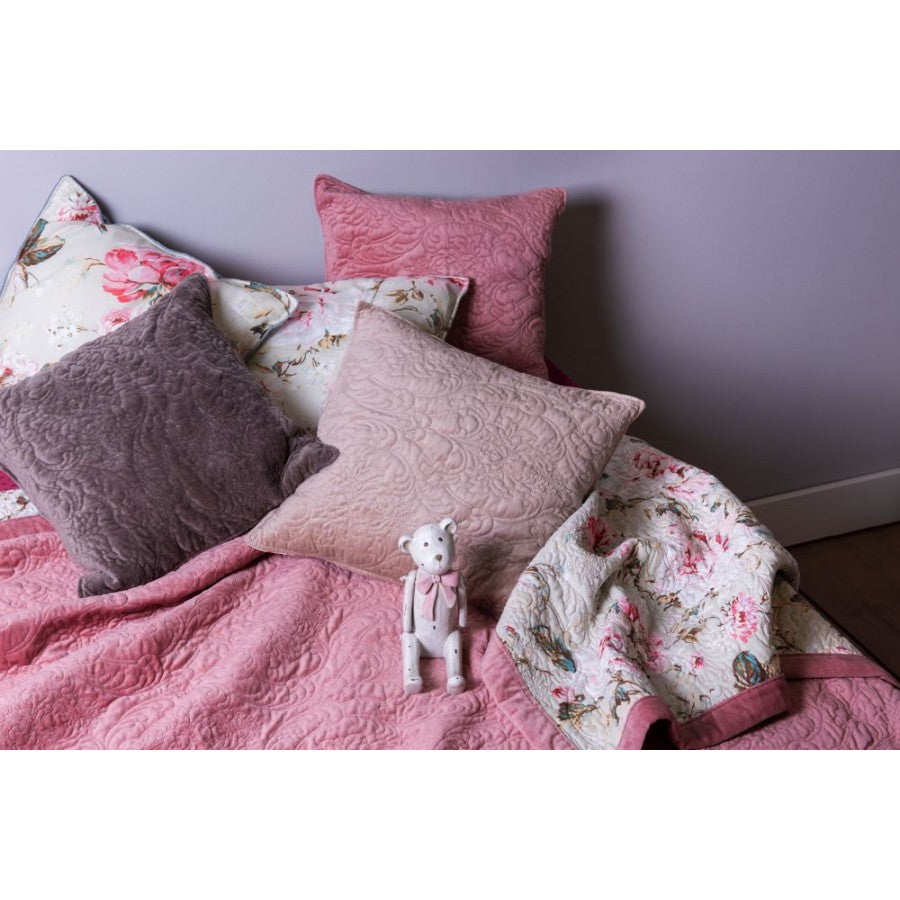 Ozdobny misiu figurka biały z różowa kokardą retro 18 cm Clayre Eef