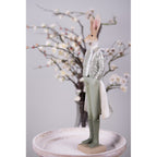 Królik figurka ozdobna królik zielony we fraku 44 cm  Clayre Eef