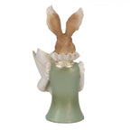 Figurka głowa królika 30 cm beżowa retro Clayre Eef