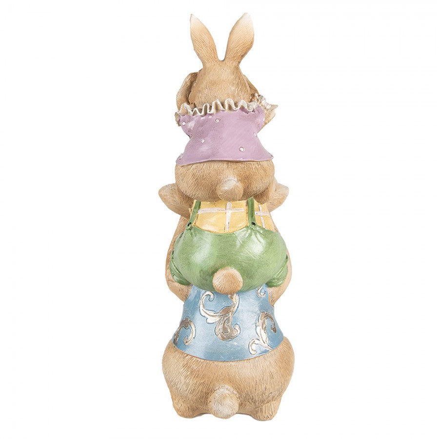 Figurka króliczki wielkanocne 25 cm retro Clayre Eef