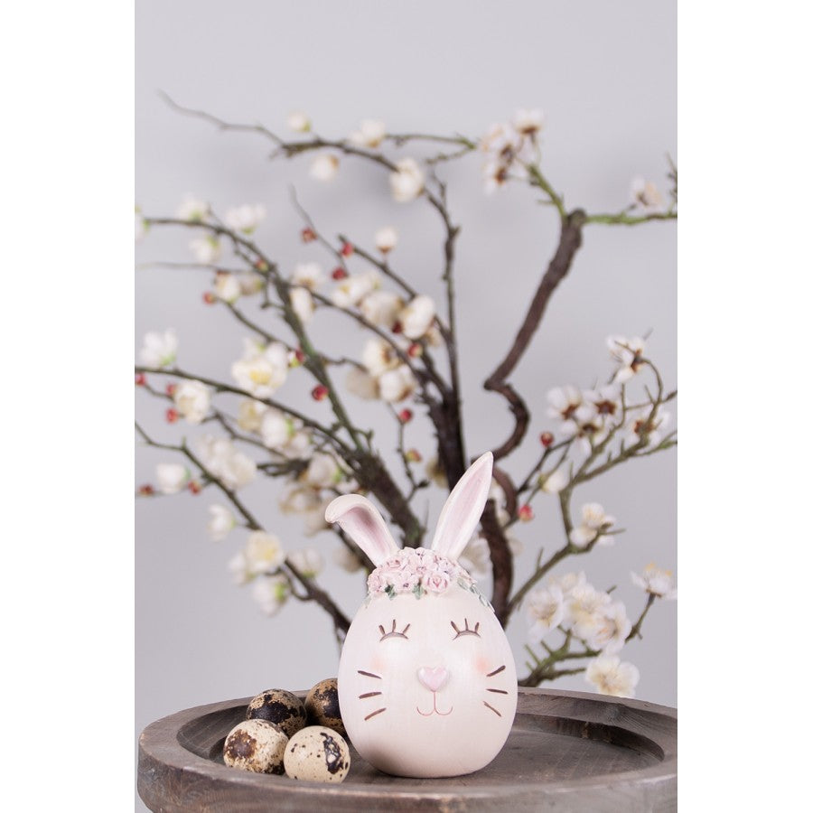 Figurka jajko królik 13 cm beżowe Clayre Eef