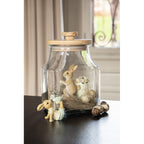 Figurka króliczek leżący wielkanocny 7 cm Clayre Eef