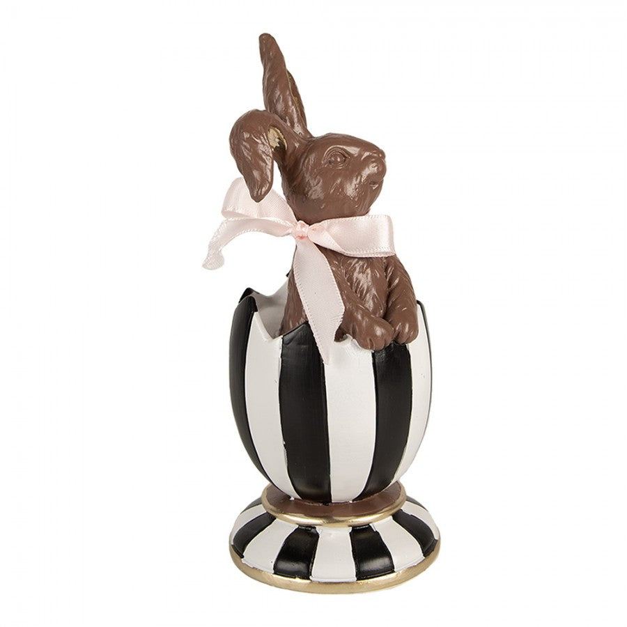 Figurka dekoracyjna Królik 19 cm Brązowa Clayre & Eef