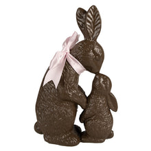 Załaduj obraz do przeglądarki galerii, Figurka Królik 31 cm Brązowy z różową kokardką Clayre &amp; Eef
