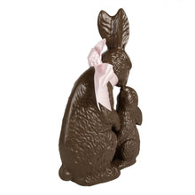 Załaduj obraz do przeglądarki galerii, Figurka Królik 31 cm Brązowy z różową kokardką Clayre &amp; Eef
