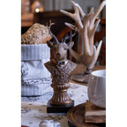 Figurka głowa renifera 25 cm brązowo- złota  Clayre & Eef