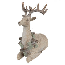 Załaduj obraz do przeglądarki galerii, Figurka renifer  dekoracyjny brązowy 29 cm Clayre &amp; Eef

