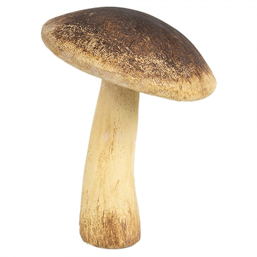 Grzybek dekoracyjny brązowy 9 x 12 cm Clayre & Eef
