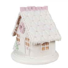 Załaduj obraz do przeglądarki galerii, Domek z piernika Led 13 cm pastelowy Clayre &amp; Eef
