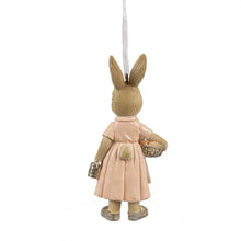 Załaduj obraz do przeglądarki galerii, Wiszący króliczek wielkanocny zawieszka  12 cm Clayre &amp; Eef
