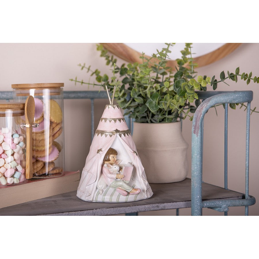 Skarbonka dziewczynka z króliczkiem dla dziecka Clayre & Eef