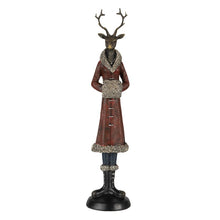 Załaduj obraz do przeglądarki galerii, Figurka Pani Jeleń 35 cm czerwona Clayre &amp; Eef

