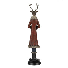 Załaduj obraz do przeglądarki galerii, Figurka Pani Jeleń 35 cm czerwona Clayre &amp; Eef
