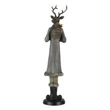 Załaduj obraz do przeglądarki galerii, Figurka Pan Jeleń 36 cm szary Clayre &amp; Eef
