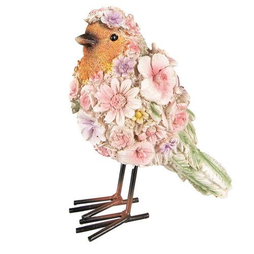 Figurka ptaszek w kwiatach wiosenny Clayre Eef