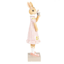 Załaduj obraz do przeglądarki galerii, Figurka królik różowy 28 cm ozdobny wielkanoc Clayre Eef
