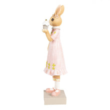 Załaduj obraz do przeglądarki galerii, Figurka królik różowy 28 cm ozdobny wielkanoc Clayre Eef
