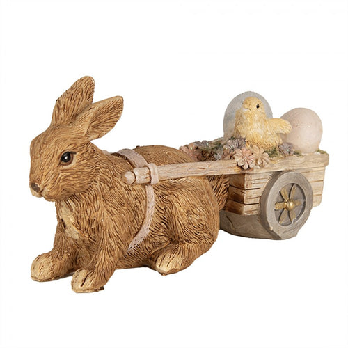 Figurka króliczek i pisanki Country Clayre Eef
