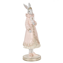 Załaduj obraz do przeglądarki galerii, Figurka Królik dekoracyjny różowy 31 cm Clayre &amp; Eef
