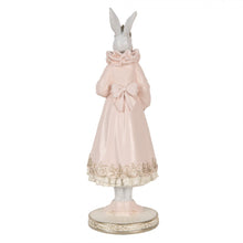 Załaduj obraz do przeglądarki galerii, Figurka Królik dekoracyjny różowy 31 cm Clayre &amp; Eef
