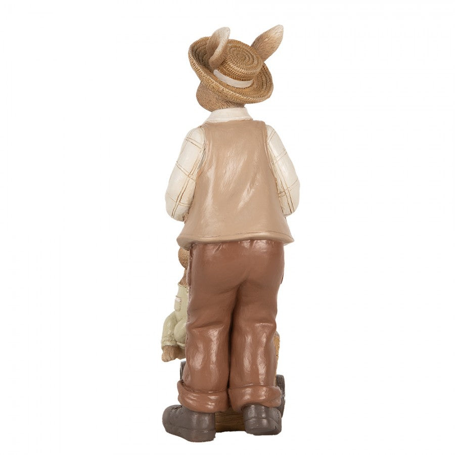 Figurka Pan Królik brązowa 24 cm Clayre & Eef