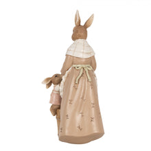 Załaduj obraz do przeglądarki galerii, Figurka Pani Królik brązowa 24 cm Clayre &amp; Eef
