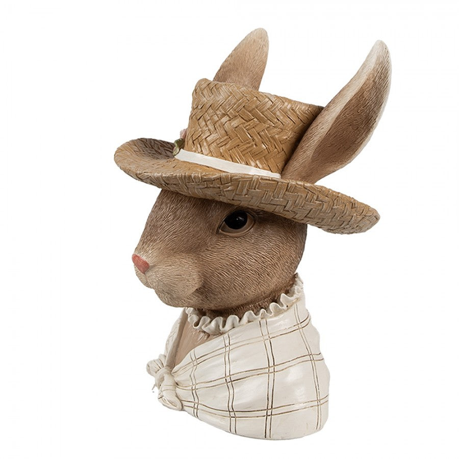 Figurka głowa Pani Królik 21 cm Clayre & Eef