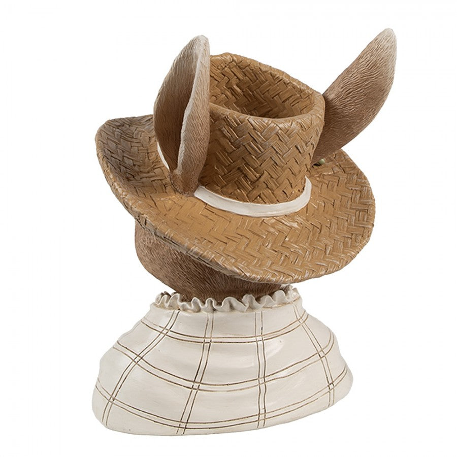 Figurka głowa Pani Królik 21 cm Clayre & Eef