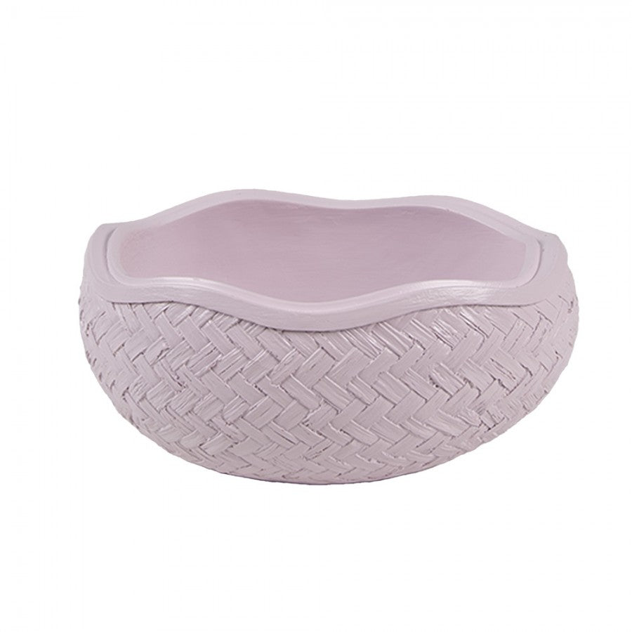 Króliczek na jajku figurka wielkanocna fioletowa 16 cm Clayre & Eef