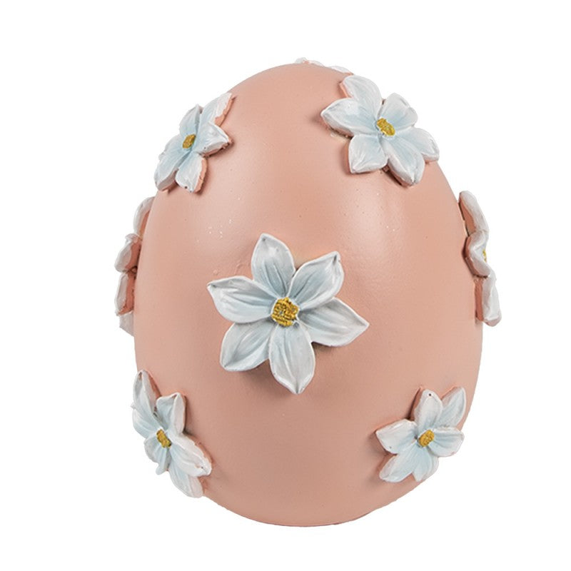 Jajko wielkanocne różowe 13 cm  Clayre & Eef