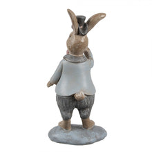 Załaduj obraz do przeglądarki galerii, Figurka wielkanocna Królik 19 cm Beżowo-niebieski Clayre &amp; Eef
