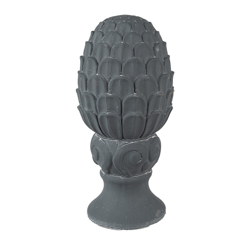 Karczoch figurka dekoracyjna szara 29 cm Clayre Eef