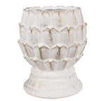 Doniczka puchar , szyszka kamienna 15 x 18 cm Clayre Eef