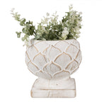 Doniczka puchar , szyszka kamienna 18 x 17 cm Clayre Eef