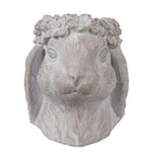 Doniczka kamienna głowa Królika 22 cm L Clayre & Eef