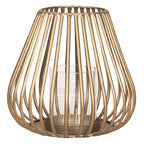 Lamion metalowy ażurowy w kolorze miedzi 20 cm Clayre Eef