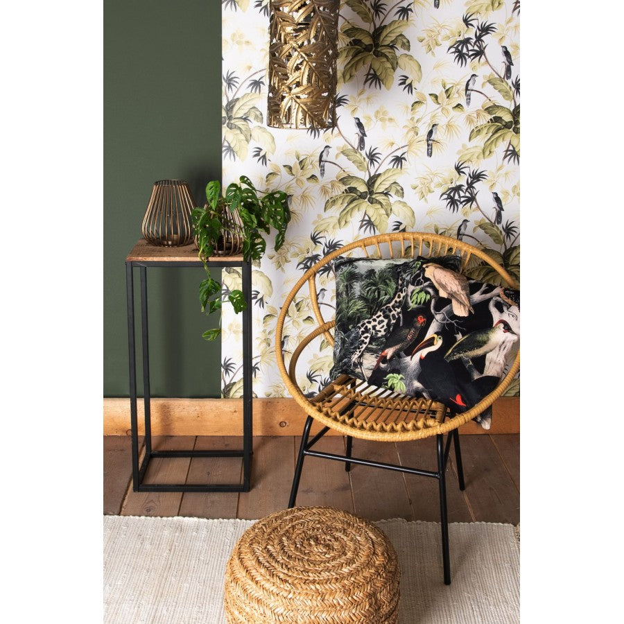 Lamion metalowy ażurowy w kolorze miedzi 20 cm Clayre Eef