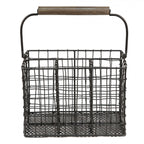 Koszyczek do sztućce druciany z rączką Clayre Eef