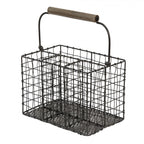 Koszyczek do sztućce druciany z rączką Clayre Eef