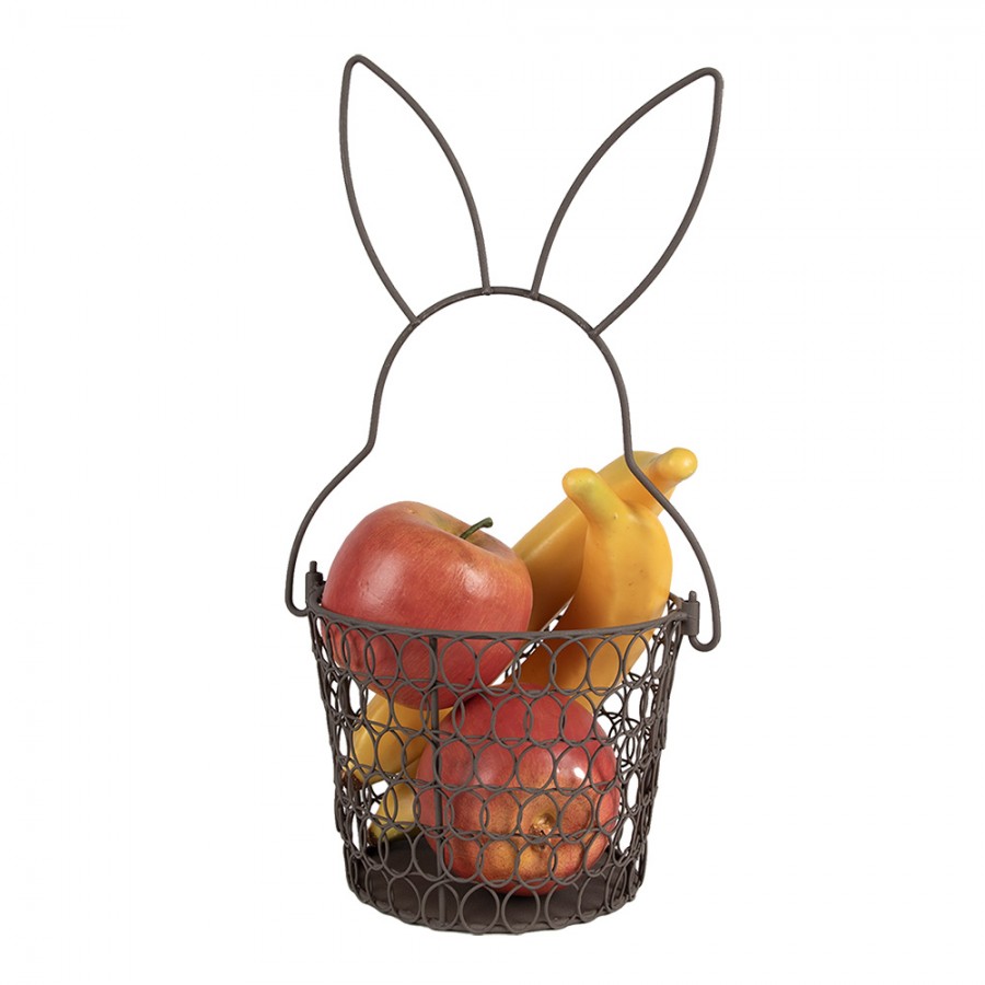 Koszyk druciany Królik brązowy Country Clayre Eef