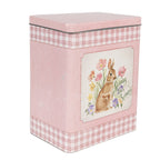 Puszki do przechowywania z zajączkiem Happy Easter 2 szt. różowa / niebieska Clayre Eef