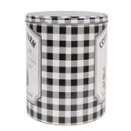 Puszki do przechowywania z zajączkiem w biało czarną kratkę 2.szt Clayre Eef