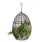 Kosze druciane wiszące w kształcie owalnym 3 szt./kpl Country Clayre Eef