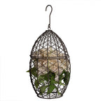 Kosze druciane wiszące w kształcie owalnym 3 szt./kpl Country Clayre Eef