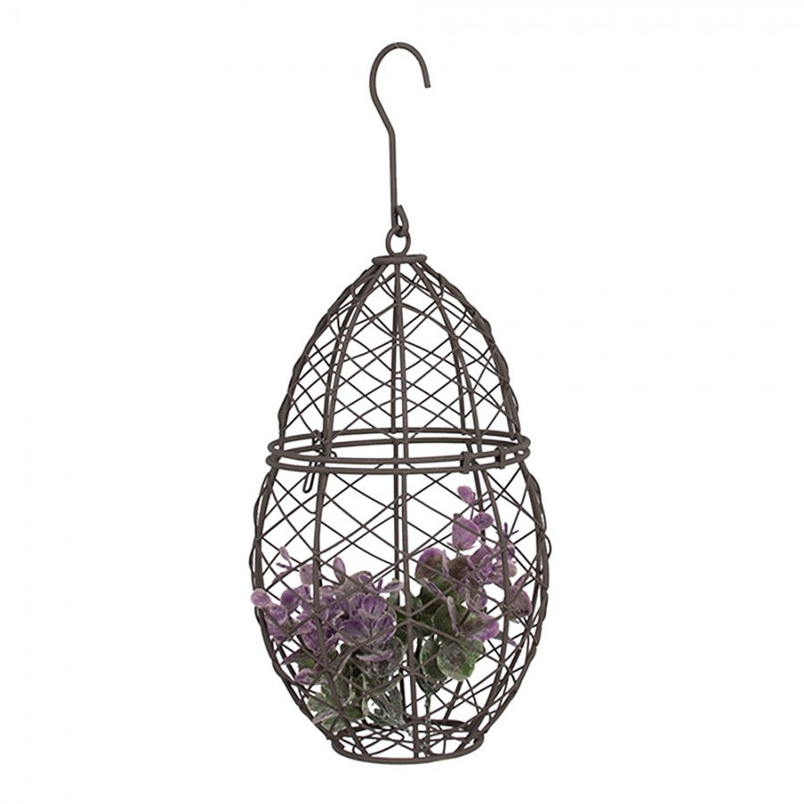 Kosze druciane wiszące w kształcie owalnym 3 szt./kpl Country Clayre Eef