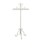 Stojak na ręczniki metalowy biały retro 94 cm vintage Clayre & Eef