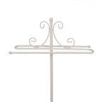 Stojak na ręczniki metalowy biały retro 94 cm vintage Clayre & Eef